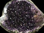 Amazing Amethyst Geode Display On Stand - Spectacular #50981-4